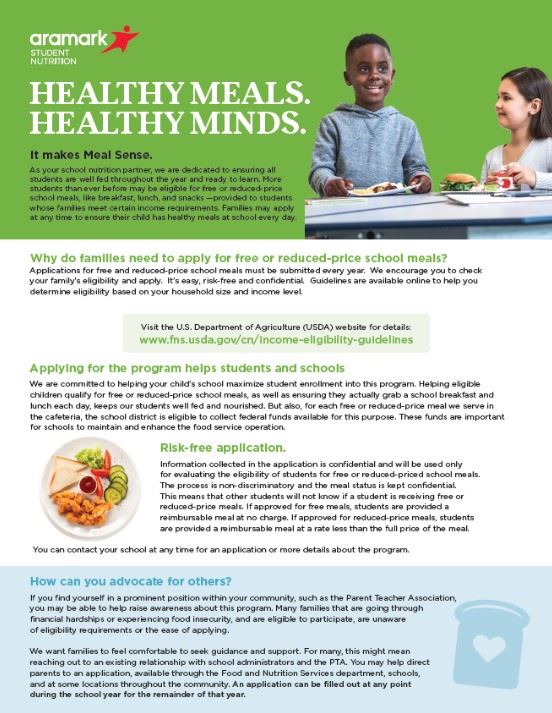 Healthy Meals. Healthy Minds.